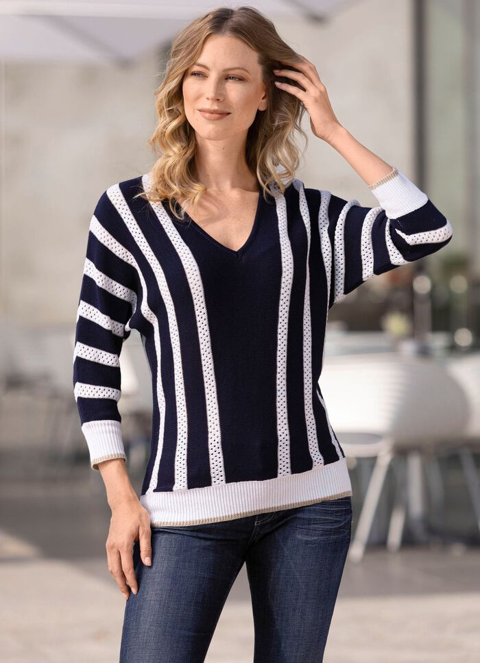 Trui met vleermuismouwen 