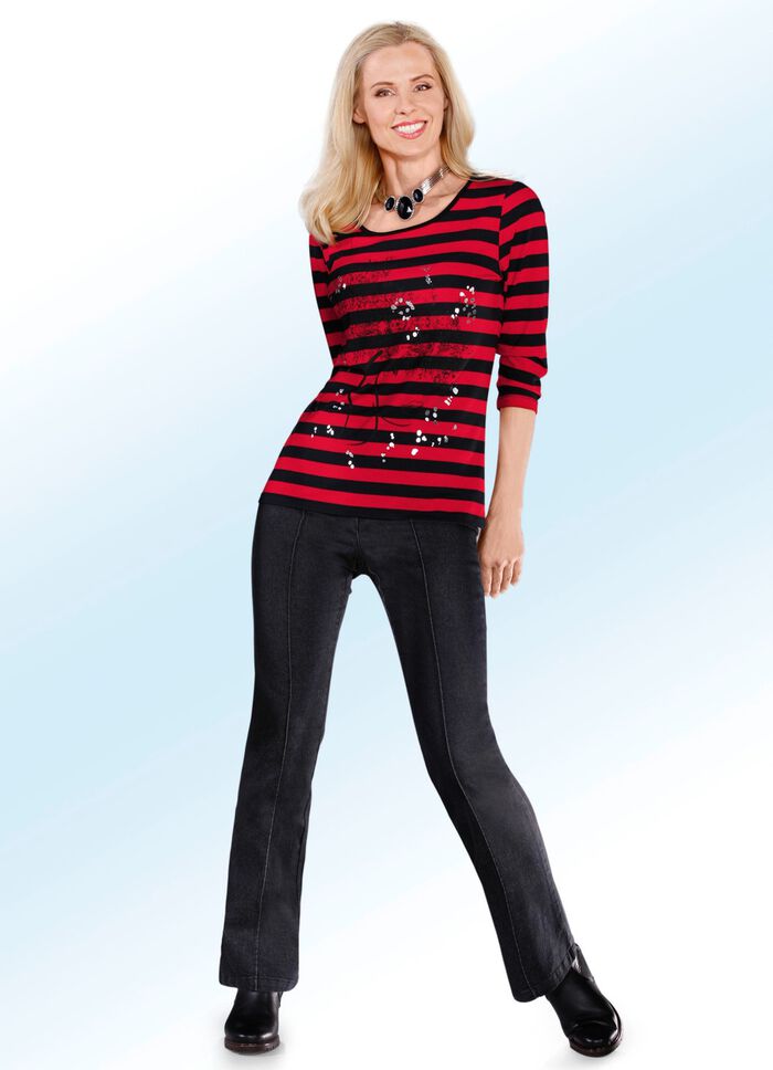 Jeans in trendy bootcut-vorm 