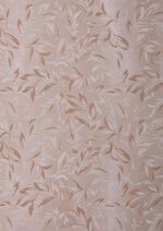 Prachtige enkele sjaal met bladmotieven NATUREL