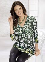 Shirt-tuniek in lange vorm 