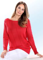 Trui met diagonaal structuurpatroon 