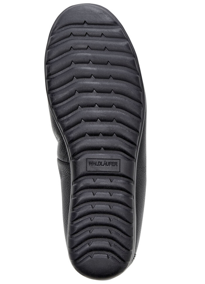 Ranger-ballerina met rondom elastische band ZWART