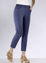 7/8 lengte jeans DONKERBLAUW