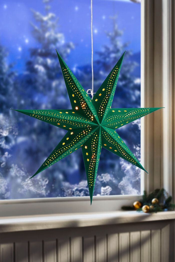 Verlichte raamster PIJNGROEN