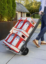 Opvouwbare trolley met traplading 