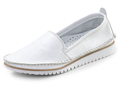 Andrea Conti, klassieke damespantoffels, breedte G, met uitneembaar voetbed 