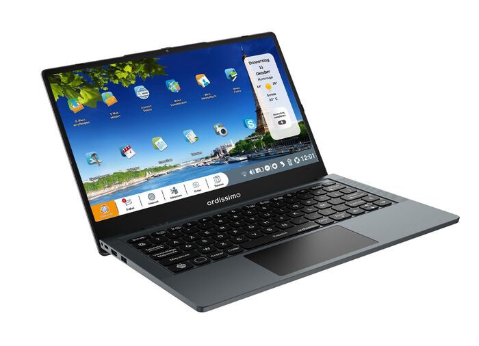 Ordissimo Agathe 4-laptop met eenvoudig te gebruiken besturingssysteem 