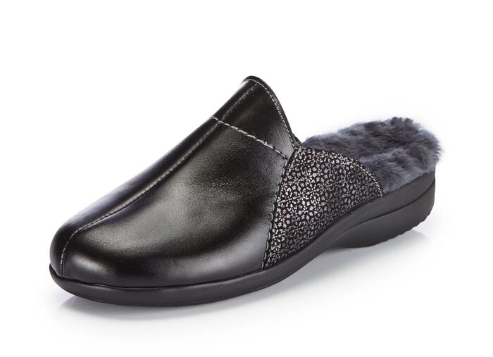 ELENA EDEN pantoffels van kalfsnappaleer 