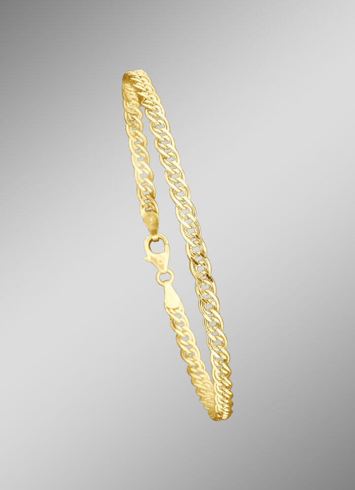 Dubbele pantserarmband 