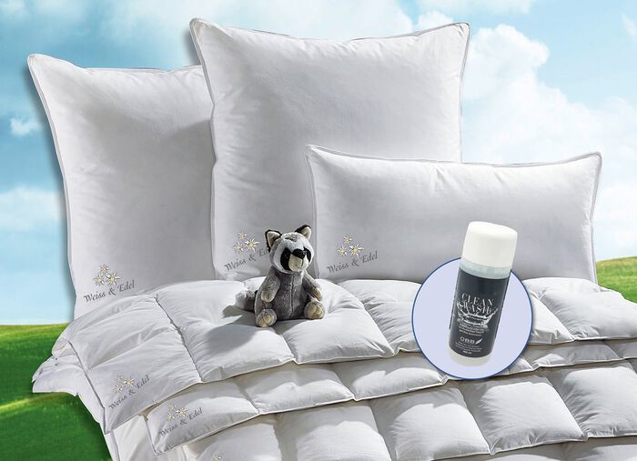 Kussen uit de serie Weiss &amp; Edel van OBB, gemaakt in Duitsland 