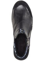 ELENA EDEN laarsje met blauw bedrukte randen 