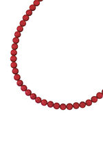 Halsketting met koraalbolletjes 