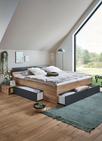 Opbergbed met grote lades 