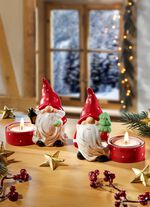 Theelichthouders, set van 2 