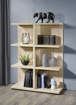 Plank met 6 open vakken 