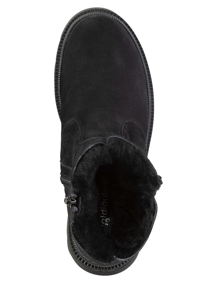 Waldl&auml;ufer enkellaarzen van rundnubuckleer 