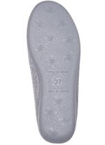 Laurina textielpantoffels in corduroy-look GRIJS