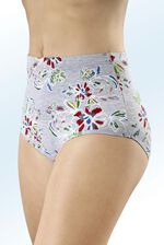 Verpakking met vier slips met bloemetjesdessin 