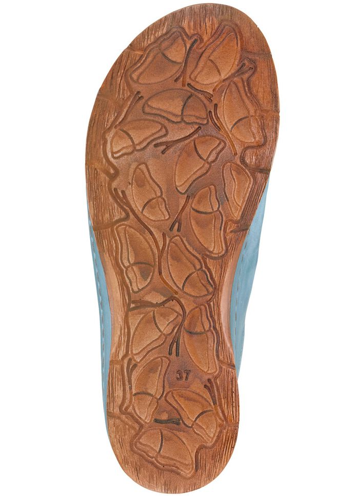 Gemini muiltjes met elastische zijkanten LICHTBLAUW