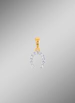 hoefijzerhanger met 10 diamanten 