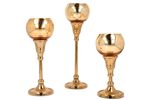 Waxinelichthouders, set van 3 