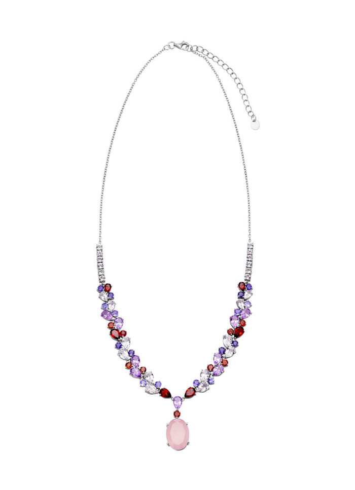 Betoverende ketting met echte edelstenen 