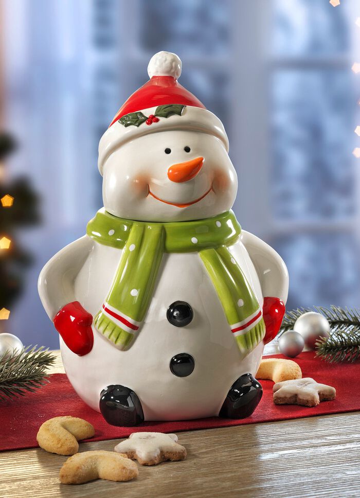 Gebakstrommel sneeuwman 