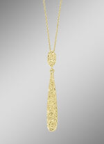 Moderne diamanten hanger met ankerketting 