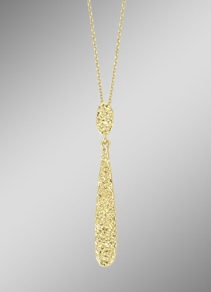 Moderne diamanten hanger met ankerketting 