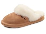 ELENA EDEN, warme damespantoffels, met lamsvacht 