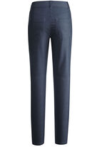 Broek in denimlook DONKERBLAUW