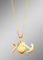 Kettinghanger 'Geloof, liefde en hoop', met Venetiaanse ketting 