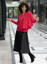 Rok in lichte plaatvorm ZWART