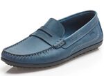 Mocassinpantoffels met leren binnenzool JEANS