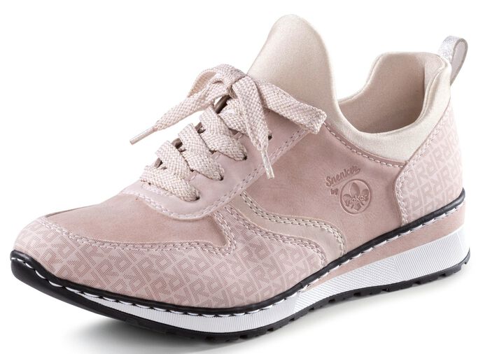 Rieker sneakers met decoratieve vetersluiting 