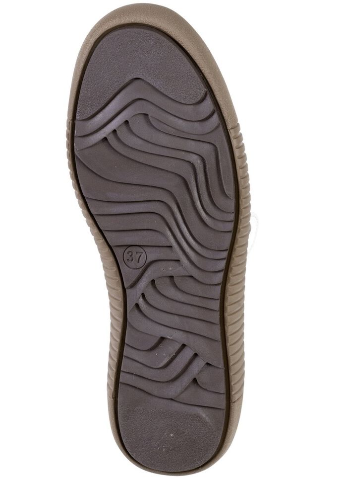 Gemini veterlaarsje van kleurrijk textielmateriaal WIT