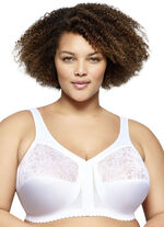 Glamourise steunbeha met sluiting aan de voorkant WIT