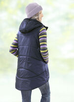 Vest met decoratieve ritsen 