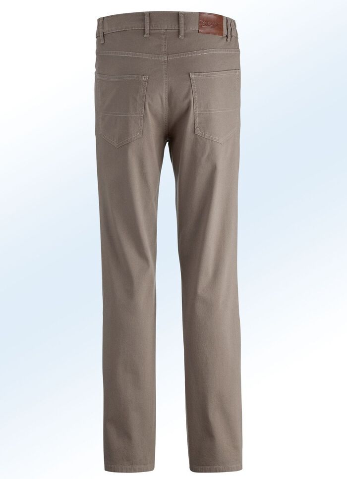 'Francesco Botti' broek, in 4 kleuren TAUPE