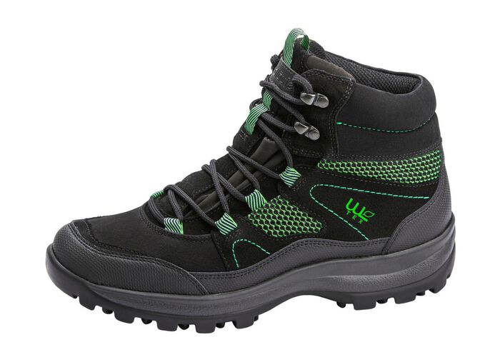 Waldl&auml;ufer veterlaarzen met klimaatmembraan ZWART-GROEN