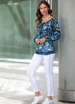 Elegante jeans met effectieve strasssteentjes 