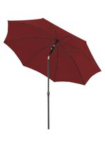 In hoogte verstelbare parasol met UV-bescherming 50+ BORDEAUX