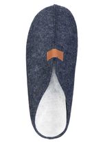 Klassieke herenpantoffels, gemaakt van wolvilt 