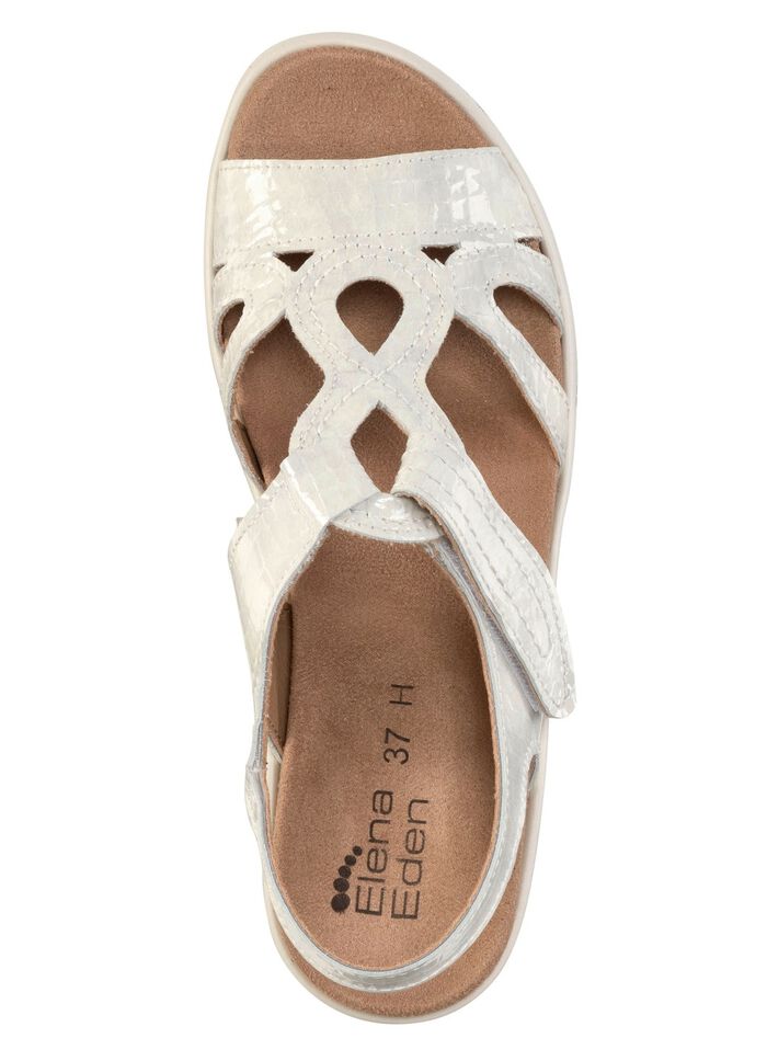 ELENA EDEN, chique damessandalen, breedte H, met uitneembaar voetbed 