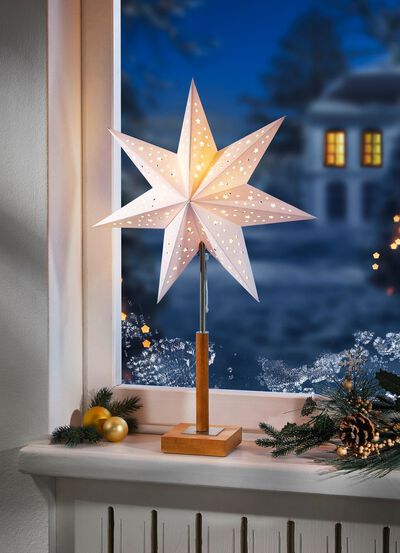 Ster tafellamp met snoertussenschakelaar 