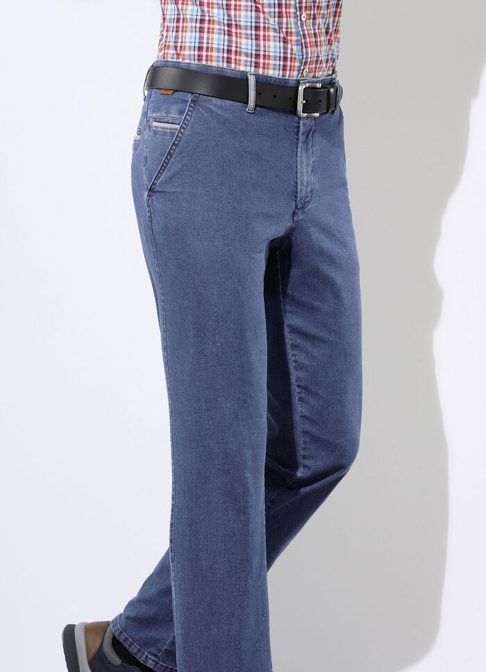 Jeans "Francesco Botti" in 3 kleuren JEANS BLAUW