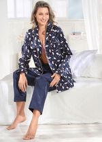 Pyjama met knoopjes en reverskraag 