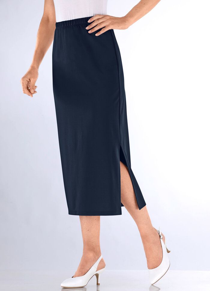 Rok in een slanke snit MARINE