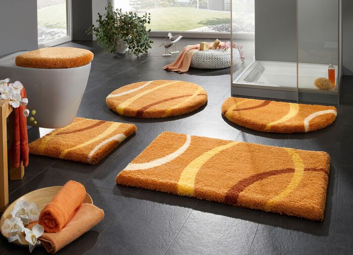 Superzachte badkamerset met latex achterkant van Grund AARDE