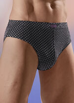 Set van vier slips, met all-over dessin 